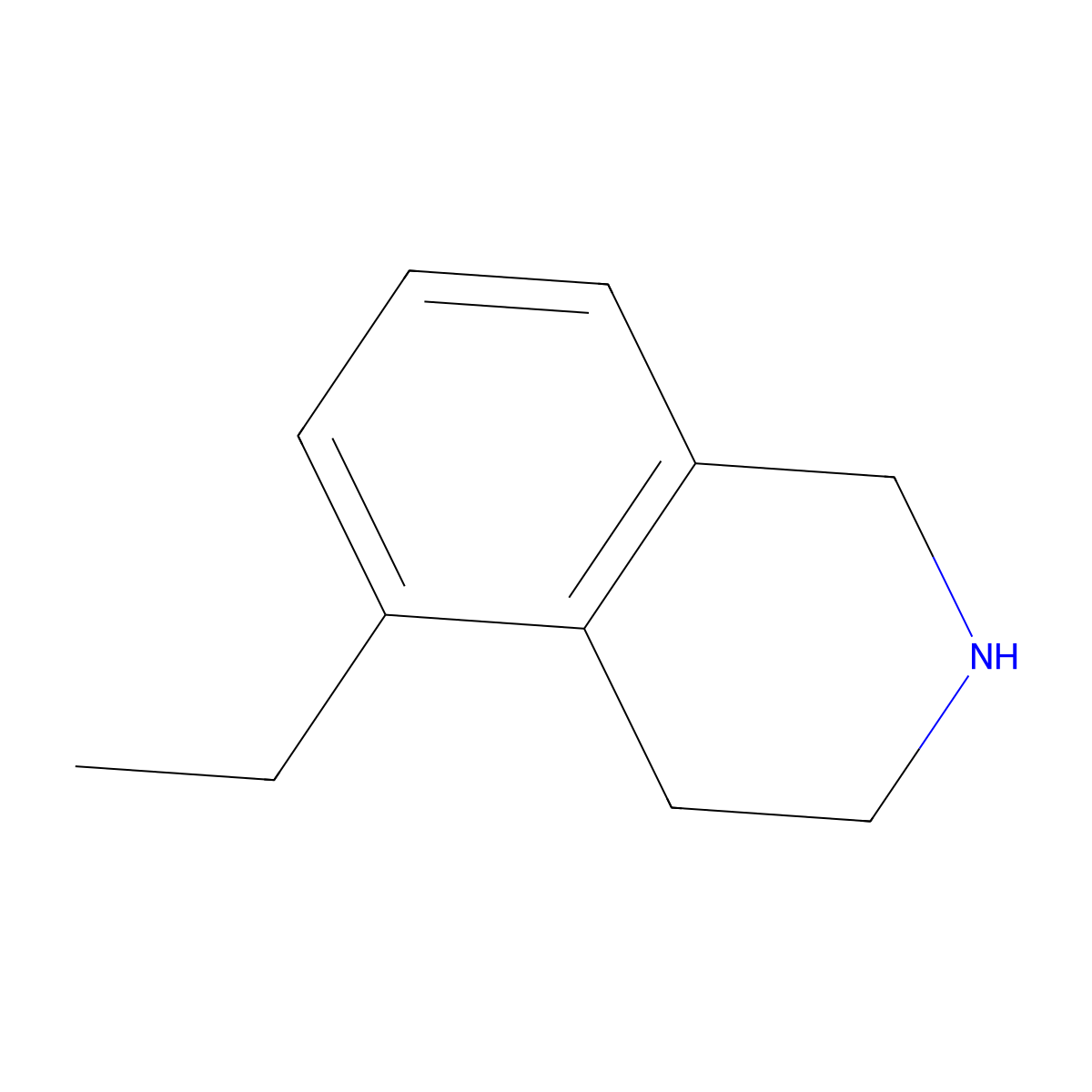5-Ethyl-1,2,3,4-tetrahydroisoquinoline molecular structure, CAS 1247353-64-5
