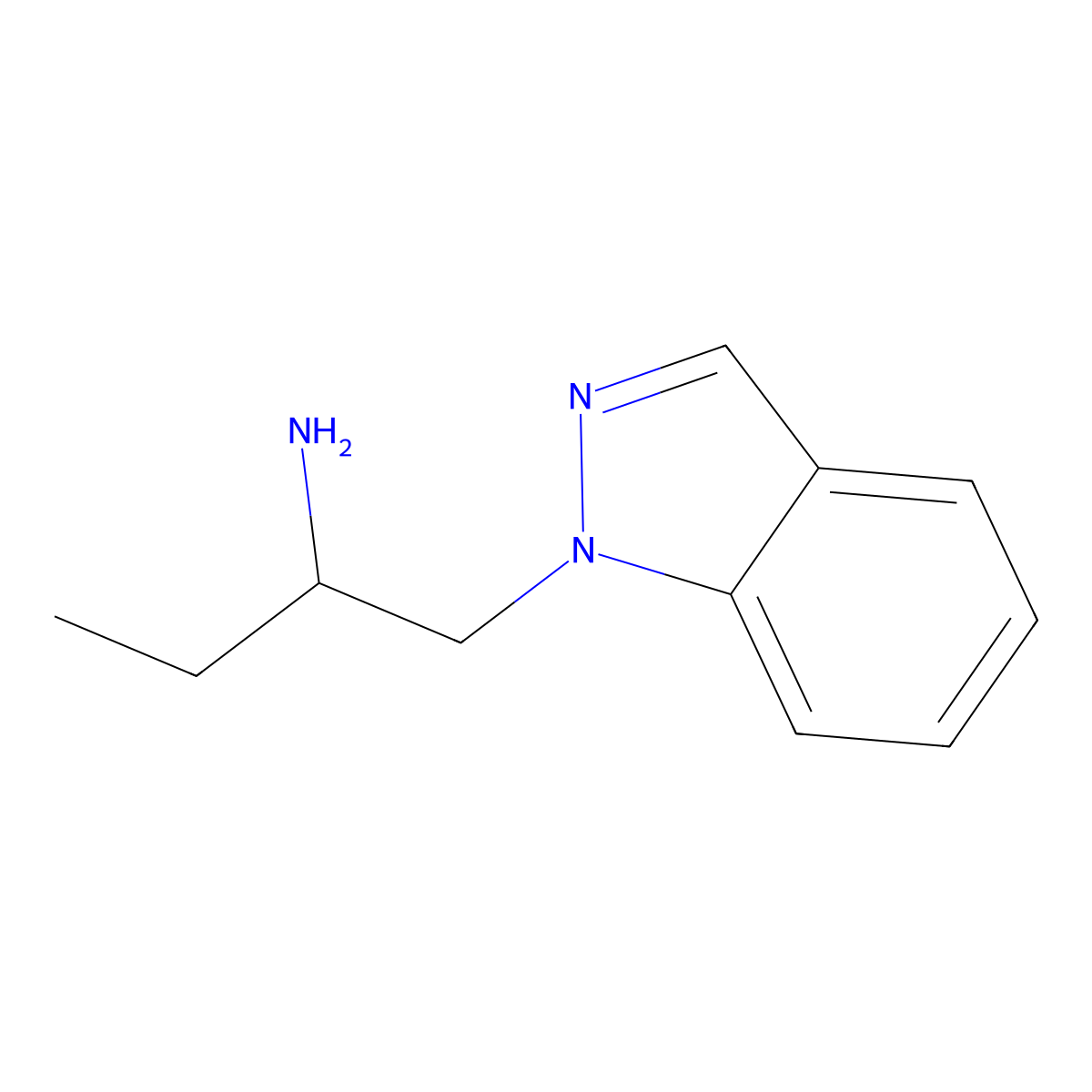 1-(1H-indazol-1-yl)butan-2-amine molecular structure, CAS 1247365-00-9