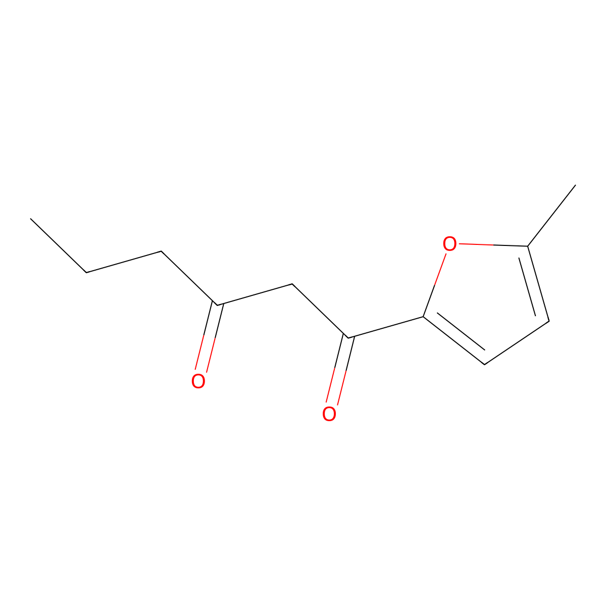 1-(5-Methylfuran-2-yl)hexane-1,3-dione molecular structure, CAS 1247375-02-5