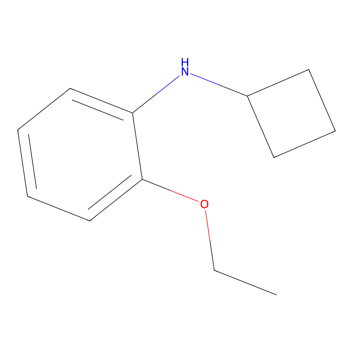 N-cyclobutyl-2-ethoxyaniline molecular structure, CAS 1247379-19-6