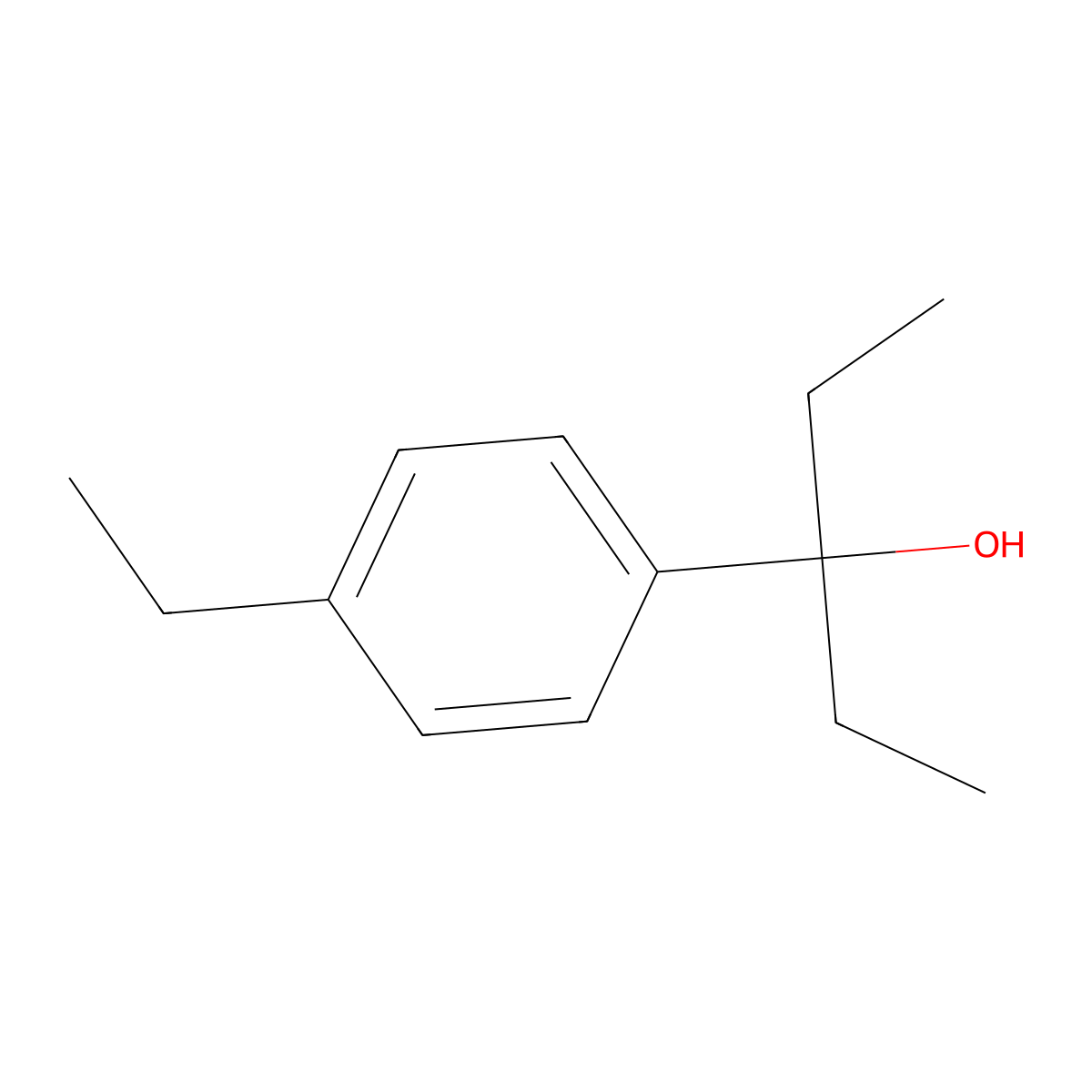 3-(4-Ethylphenyl)-3-pentanol molecular structure, CAS 1247388-02-8