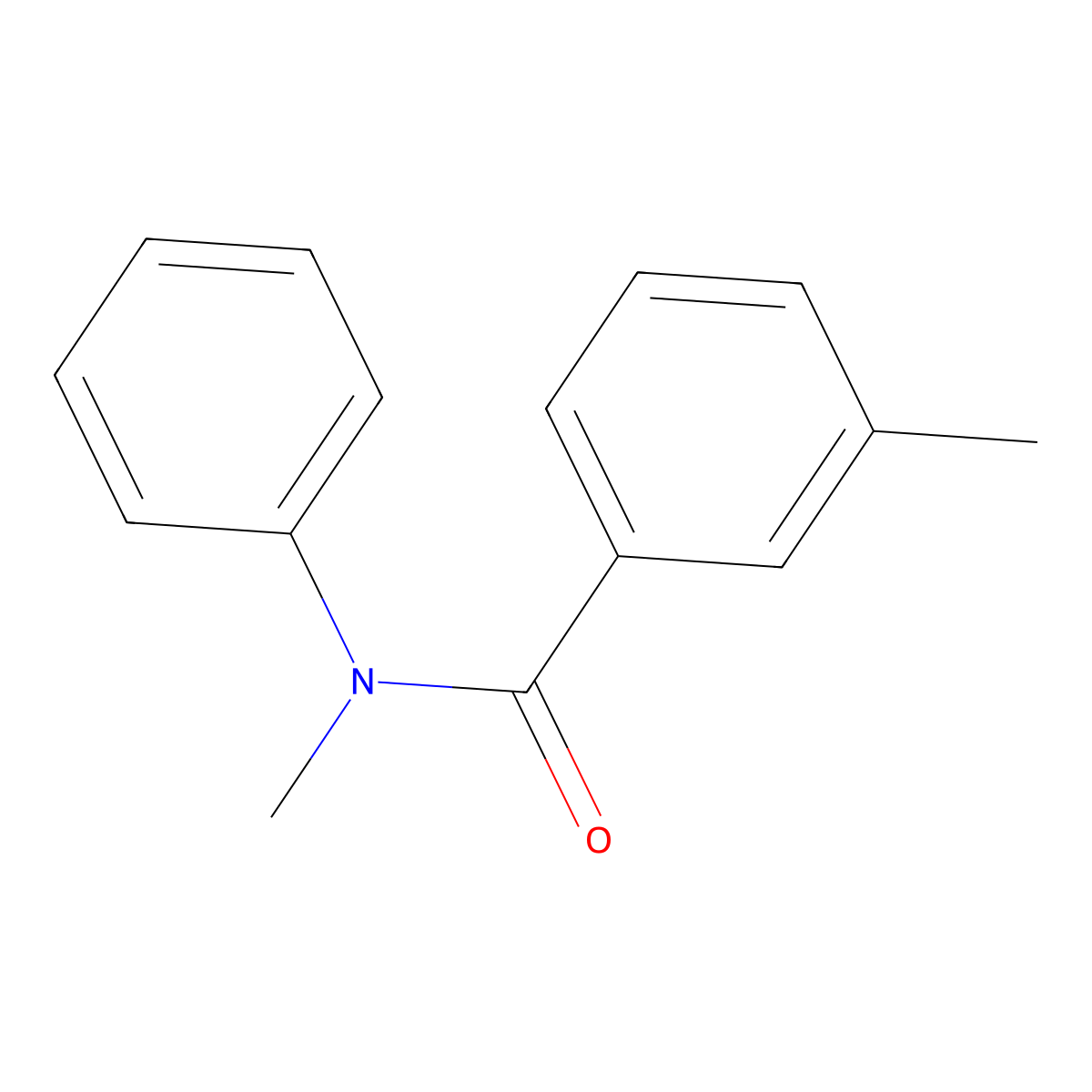 n,3-Dimethyl-n-phenylbenzamide molecular structure, CAS 124740-34-7