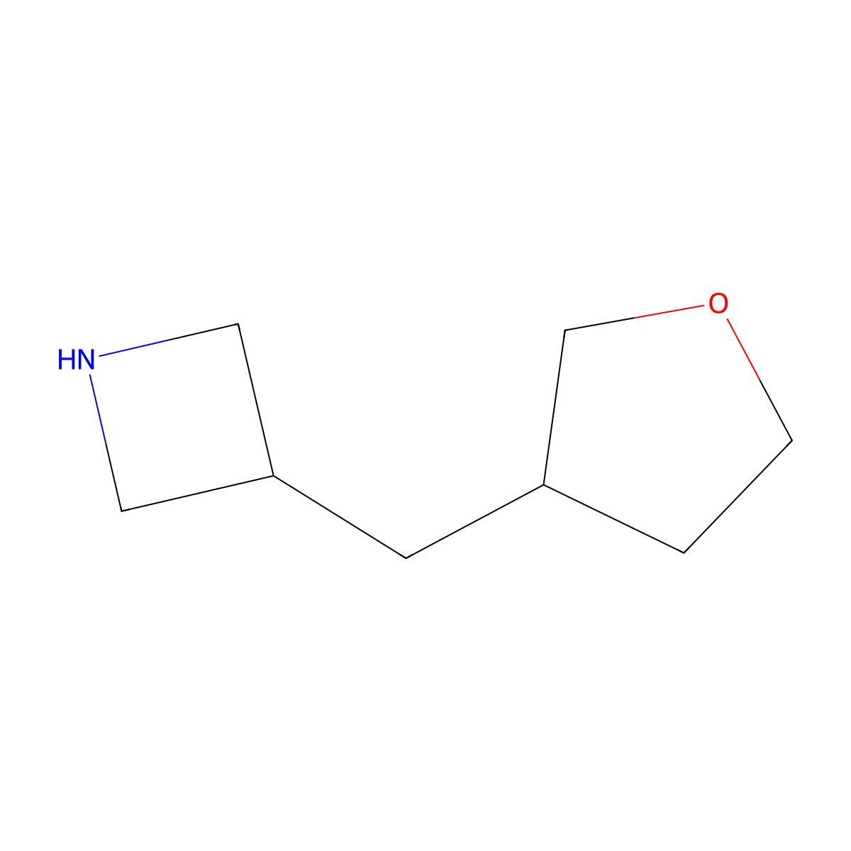 3-[(Oxolan-3-yl)methyl]azetidine molecular structure, CAS 1247400-07-2