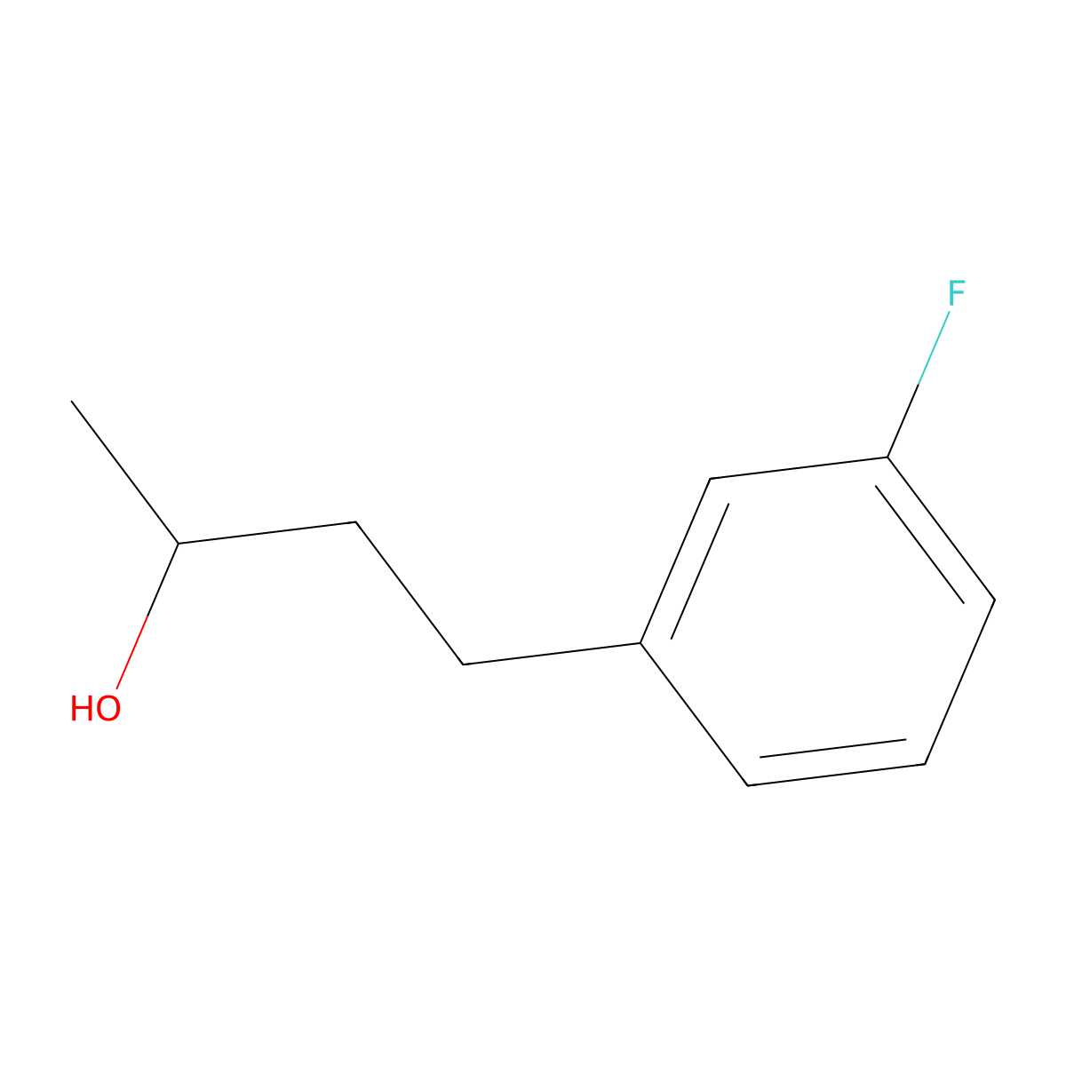 4-(3-Fluorophenyl)butan-2-ol molecular structure, CAS 1247460-65-6