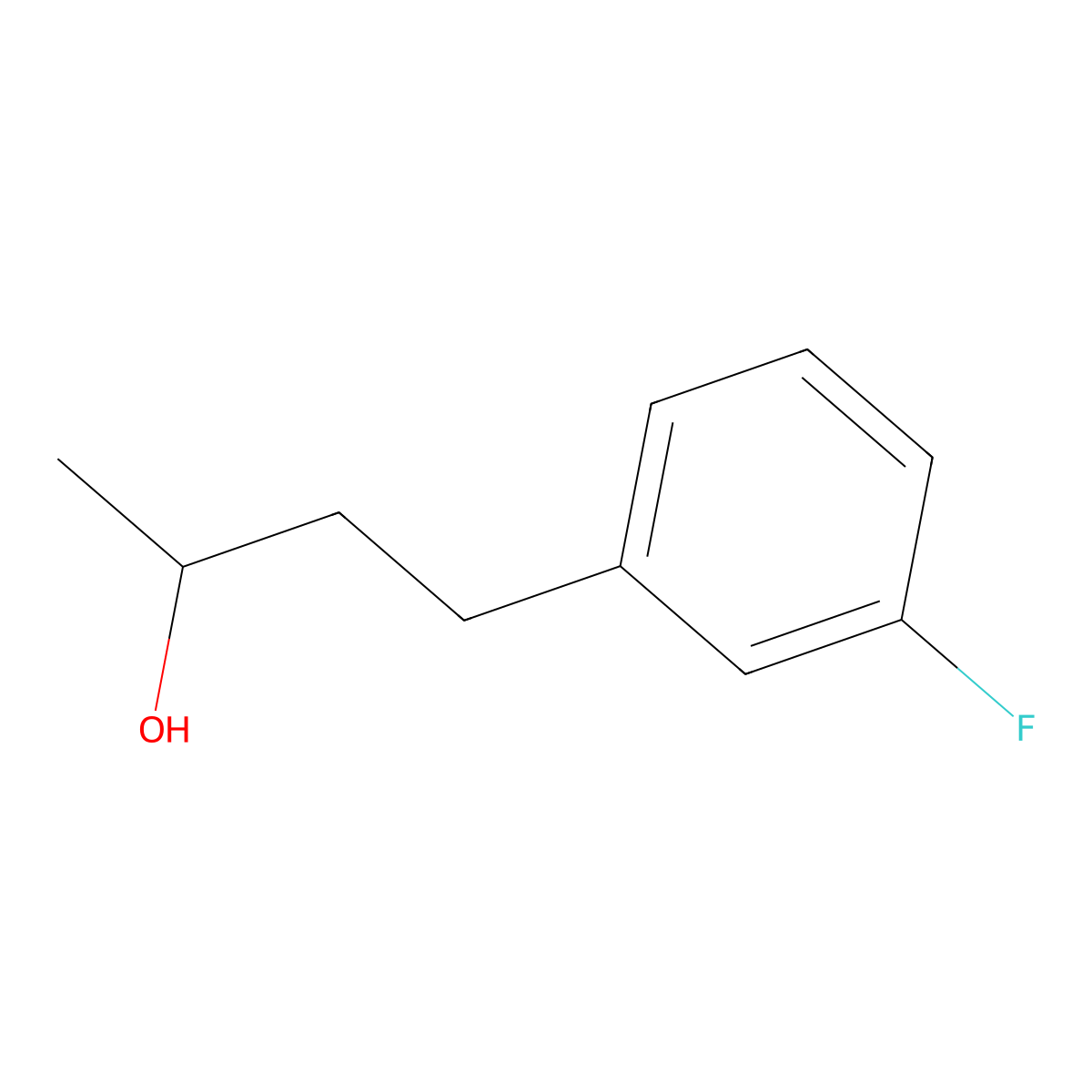 4-(3-Fluorophenyl)butan-2-ol molecular structure, CAS 1247460-65-6