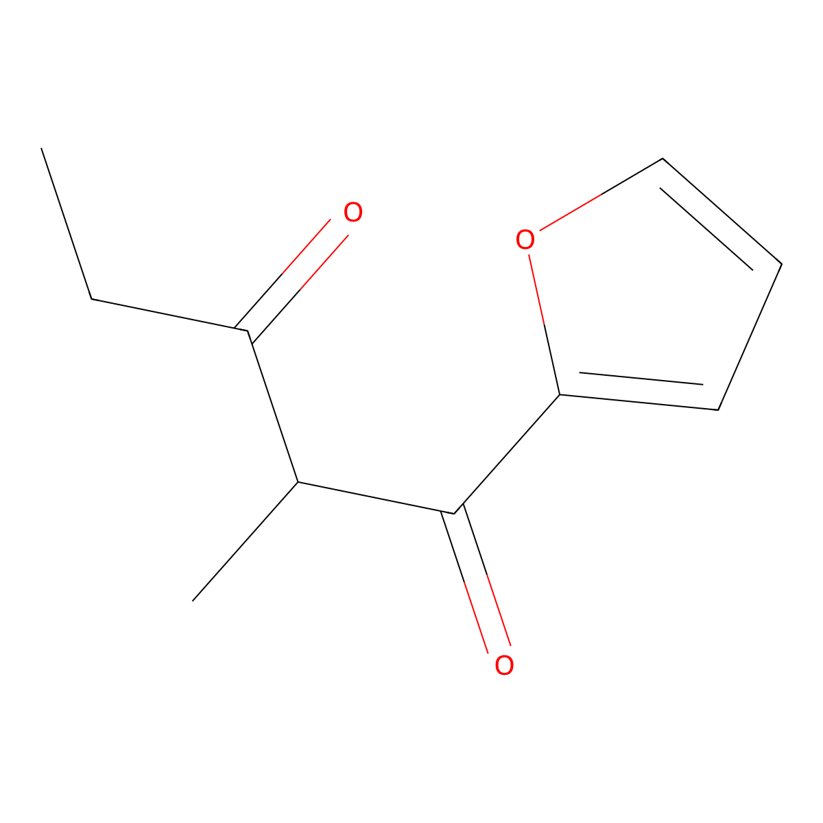 1-(Furan-2-yl)-2-methylpentane-1,3-dione molecular structure, CAS 1247470-13-8