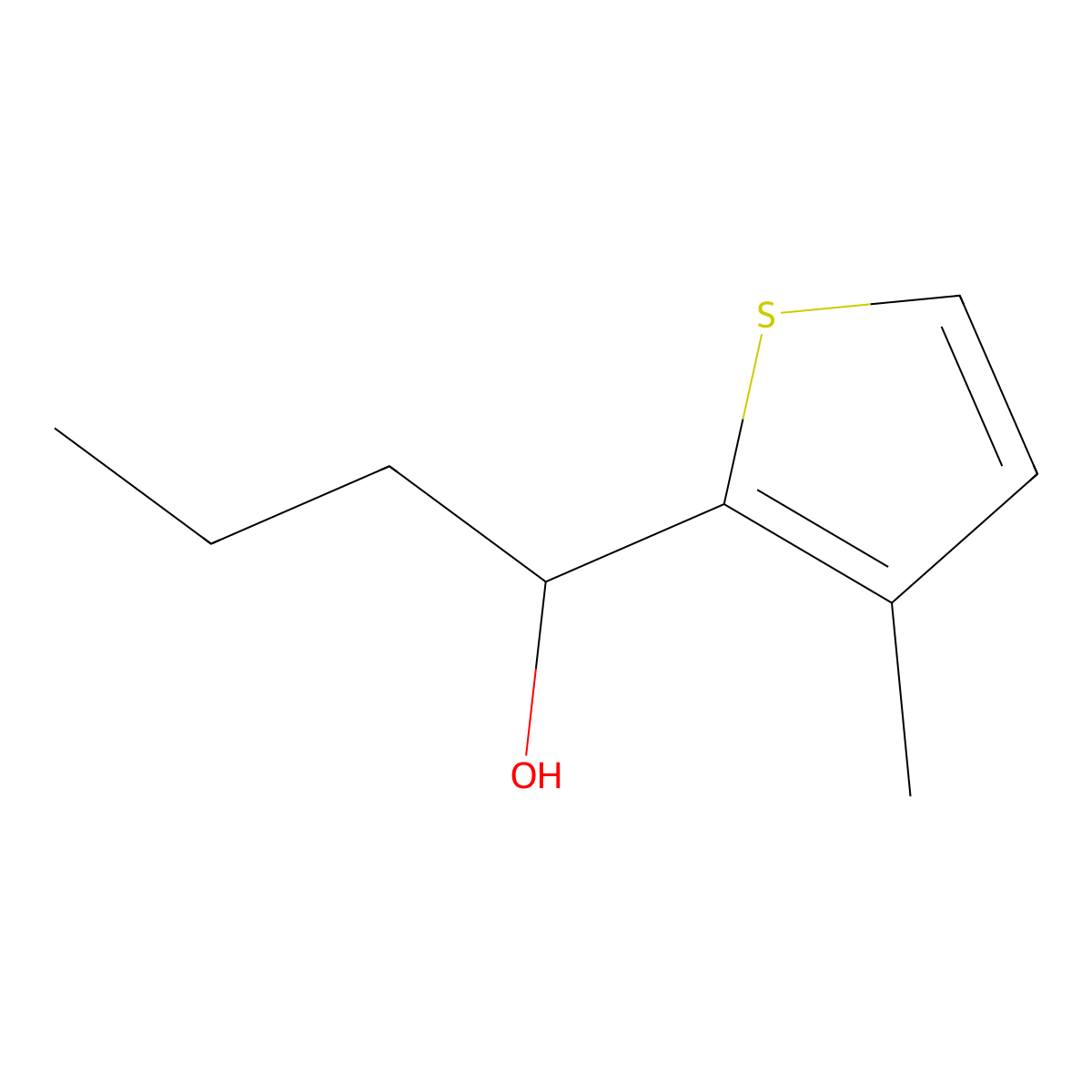 1-(3-Methyl-2-thienyl)-1-butanol molecular structure, CAS 1247480-01-8