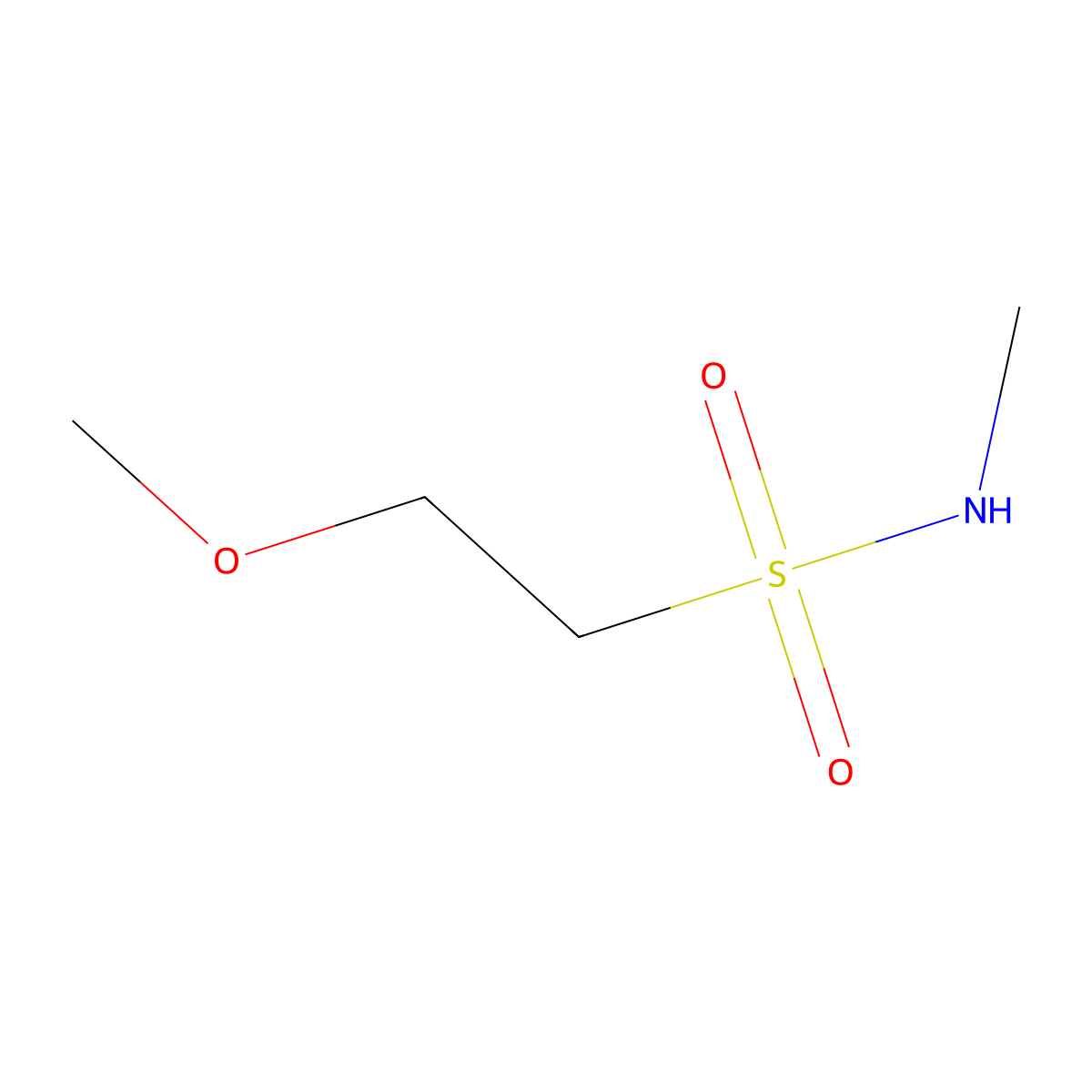 2-methoxy-N-methylethane-1-sulfonamide molecular structure, CAS 1247484-95-2
