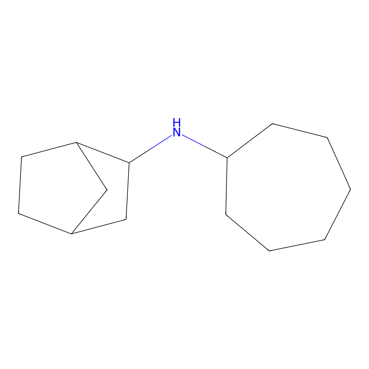 N-Cycloheptylbicyclo[2.2.1]heptan-2-amine molecular structure, CAS 1247492-56-3