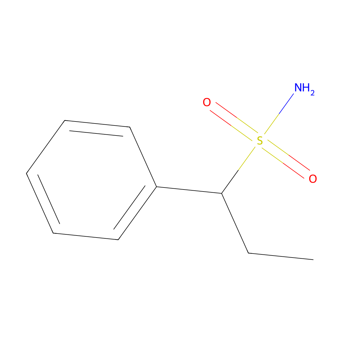 1-Phenylpropane-1-sulfonamide molecular structure, CAS 1247494-45-6