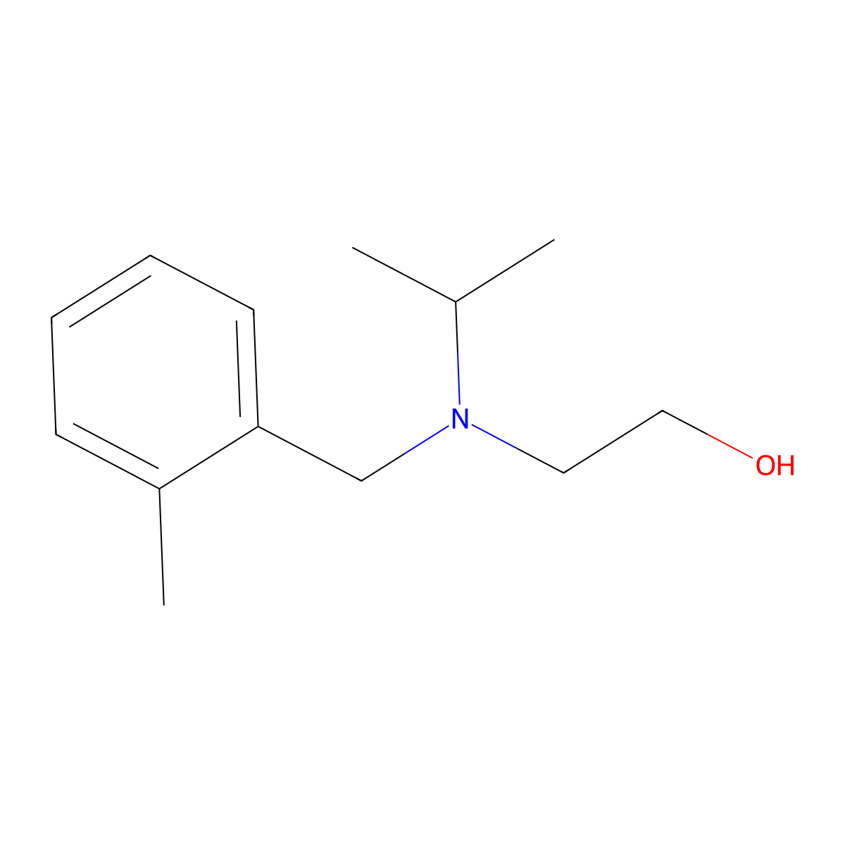 2-[Isopropyl-(2-methyl-benzyl)-amino]-ethanol molecular structure, CAS 1247496-19-0