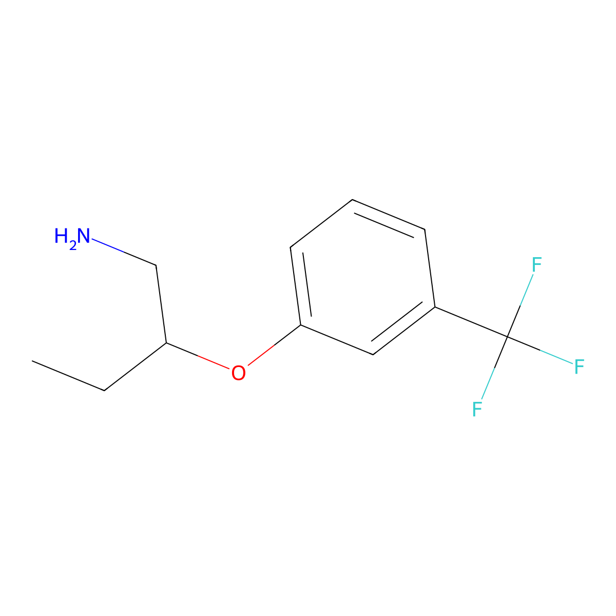 1-[(1-Aminobutan-2-yl)oxy]-3-(trifluoromethyl)benzene molecular structure, CAS 1247503-10-1