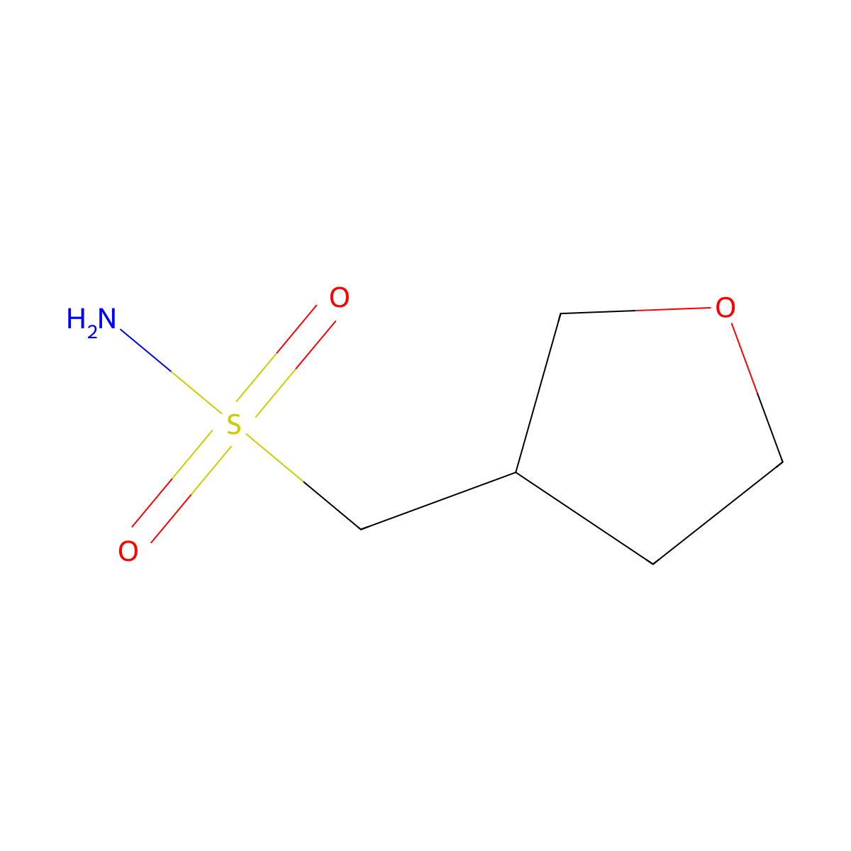 Oxolan-3-ylmethanesulfonamide molecular structure, CAS 1247506-09-7