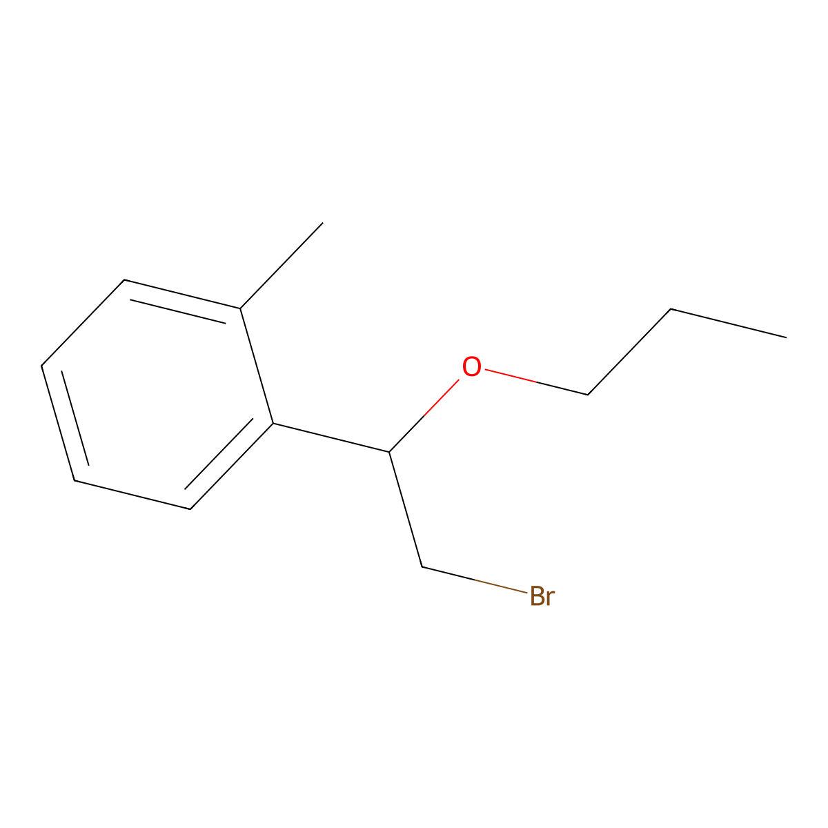 1-(2-Bromo-1-propoxyethyl)-2-methylbenzene molecular structure, CAS 1247521-19-2