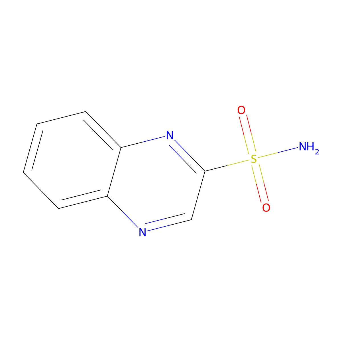 Quinoxaline-2-sulfonamide molecular structure, CAS 1247528-73-9