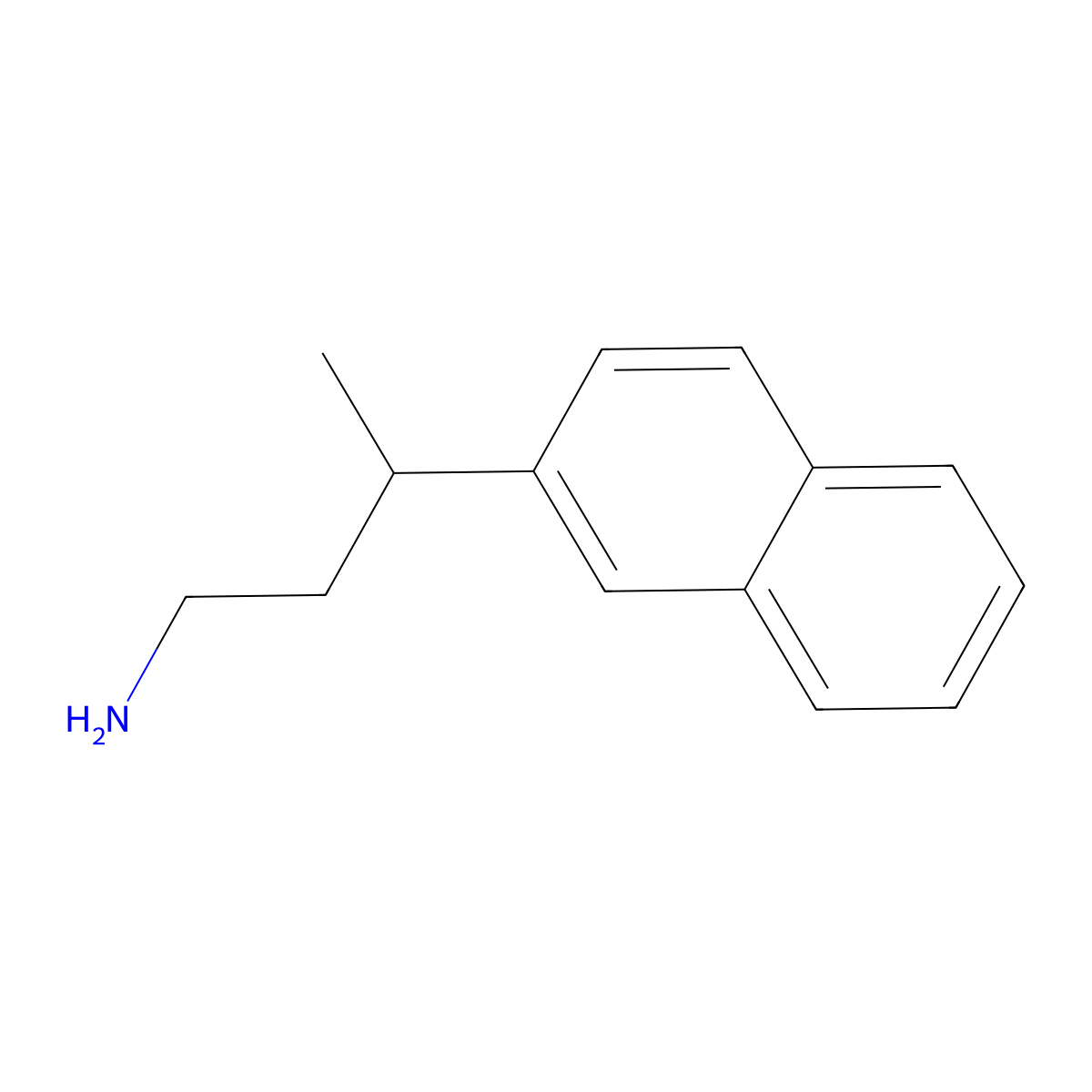 3-(Naphthalen-2-yl)butan-1-amine molecular structure, CAS 1247549-96-7