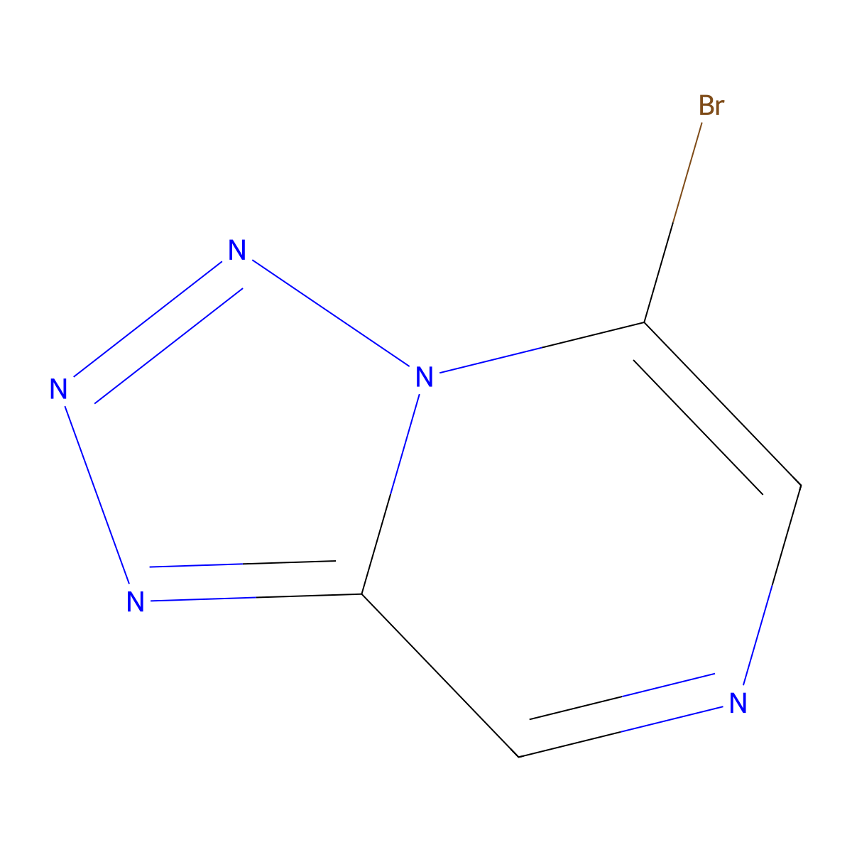 5-Bromotetrazolo[1,5-a]pyrazine molecular structure, CAS 1247564-30-2