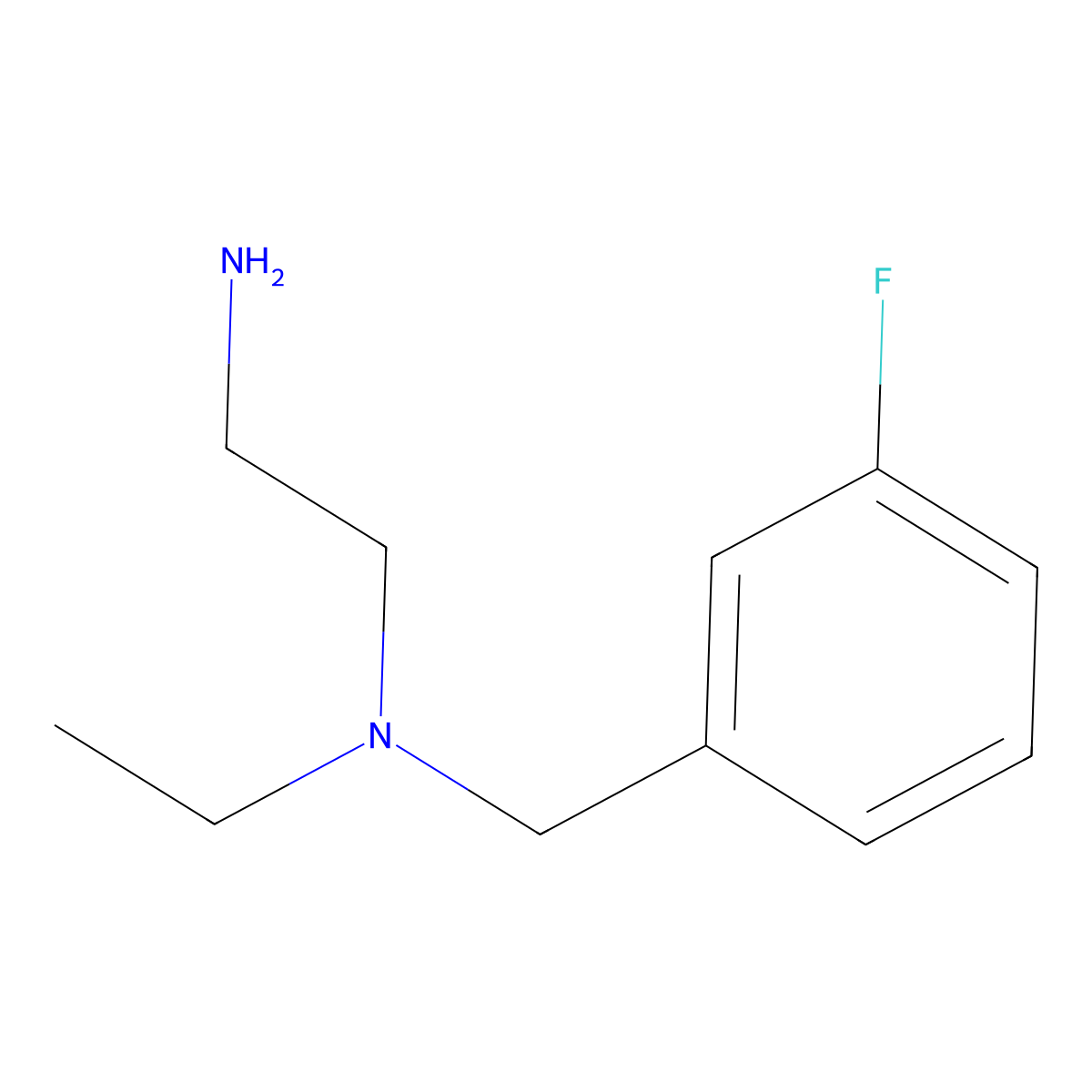 (2-Aminoethyl)(ethyl)[(3-fluorophenyl)methyl]amine molecular structure, CAS 1247567-61-8