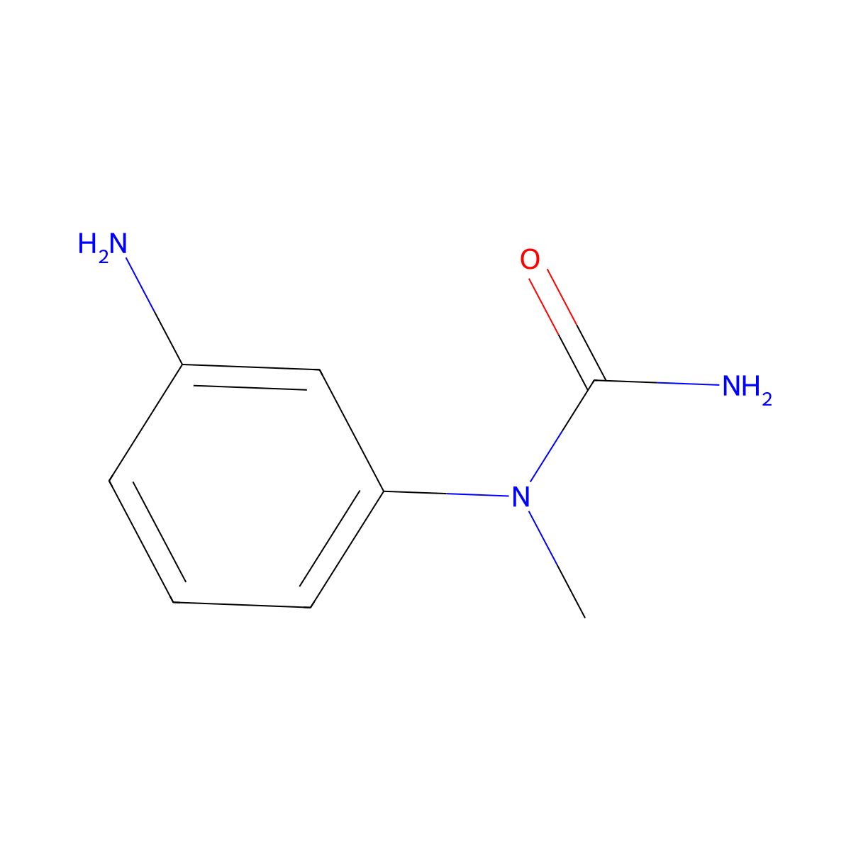 1-(3-Aminophenyl)-1-methylurea molecular structure, CAS 1247579-66-3
