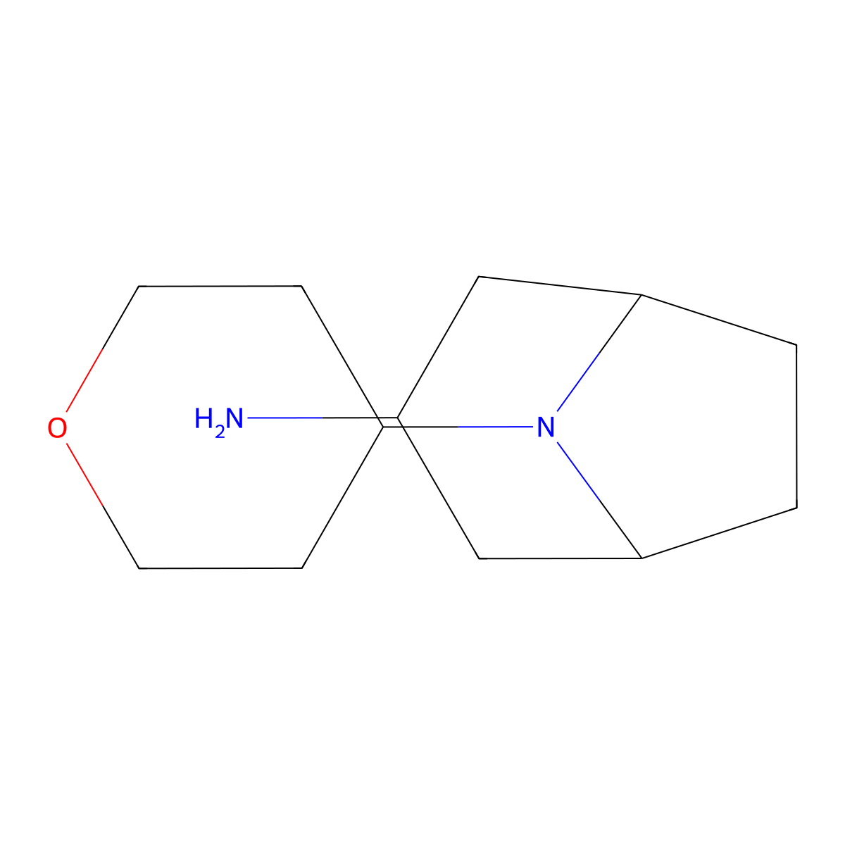 8-(Oxan-4-yl)-8-azabicyclo[3.2.1]octan-3-amine molecular structure, CAS 1247588-85-7