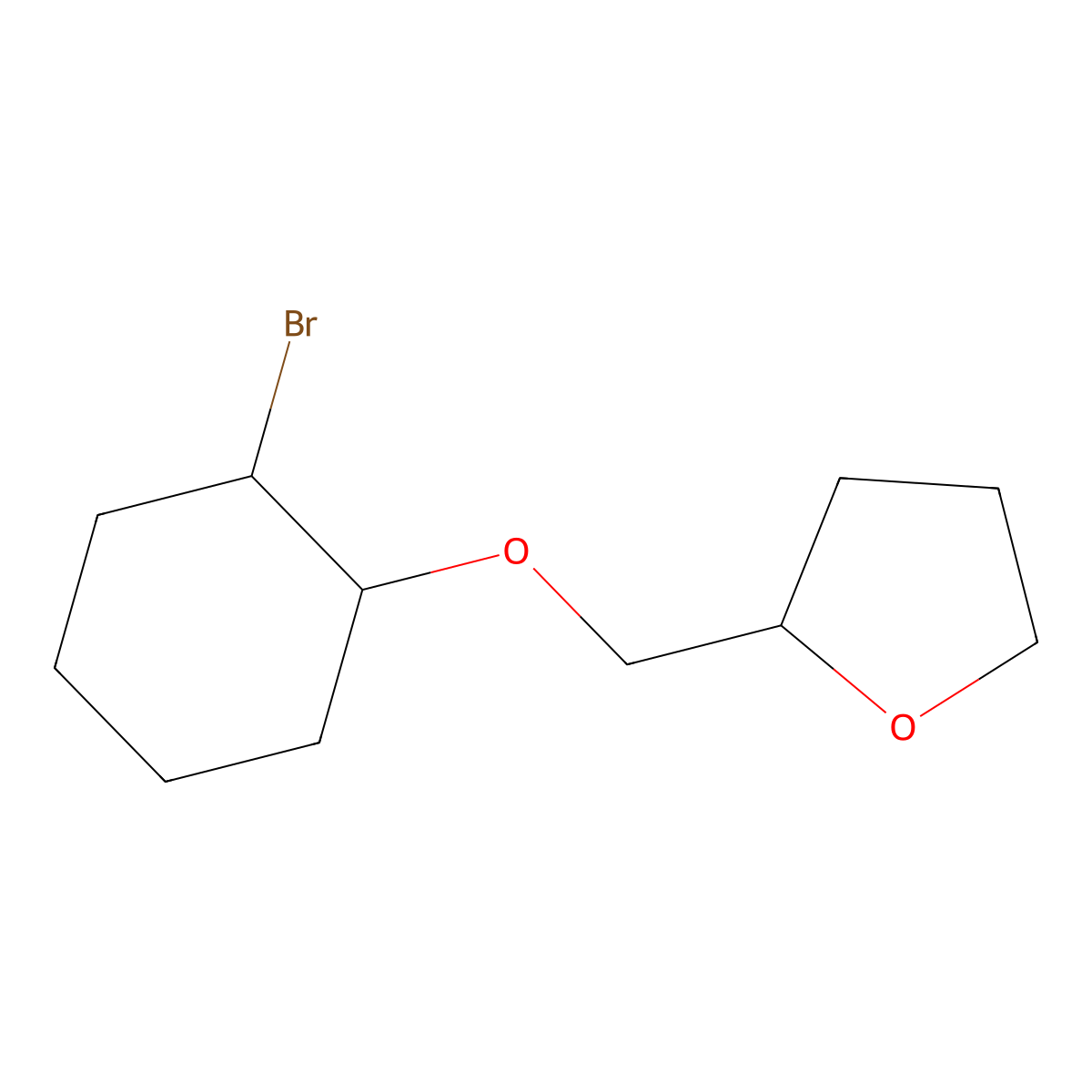 2-([(2-Bromocyclohexyl)oxy]methyl)oxolane molecular structure, CAS 1247620-23-0