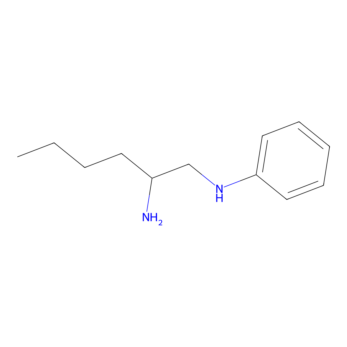 N1-phenylhexane-1,2-diamine molecular structure, CAS 1247622-80-5