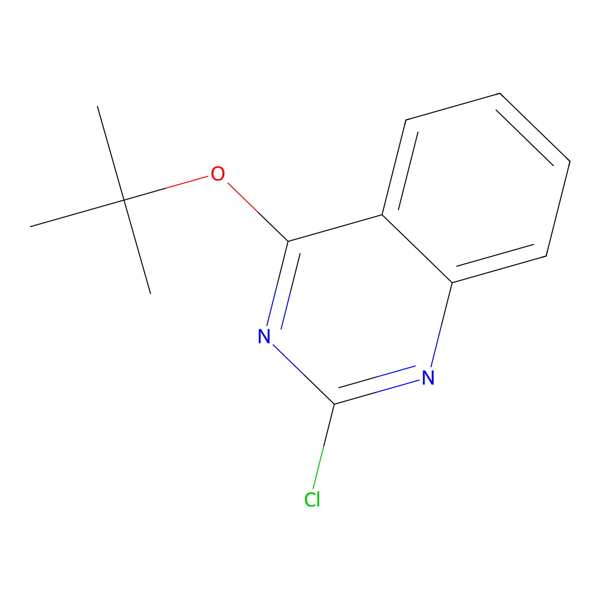 4-(Tert-butoxy)-2-chloroquinazoline molecular structure, CAS 1247636-71-0