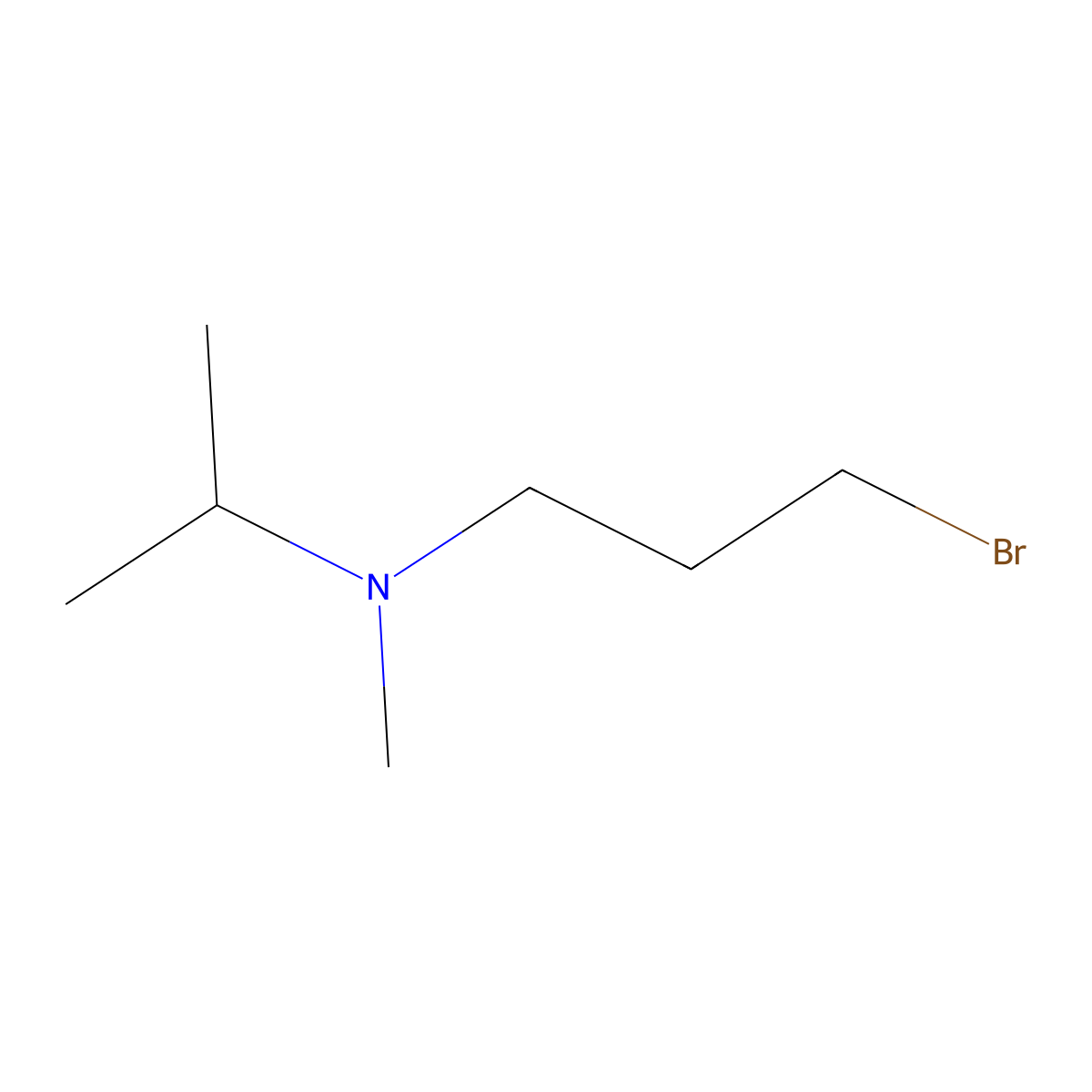 (3-Bromopropyl)(methyl)(propan-2-yl)amine molecular structure, CAS 1247668-42-3