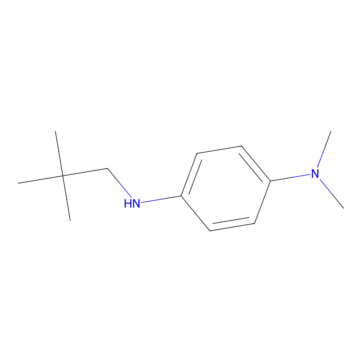 n1,n1-Dimethyl-n4-neopentylbenzene-1,4-diamine molecular structure, CAS 1247674-26-5