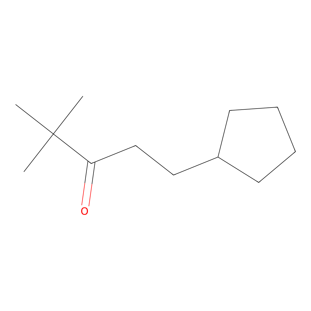 1-Cyclopentyl-4,4-dimethylpentan-3-one molecular structure, CAS 1247696-94-1