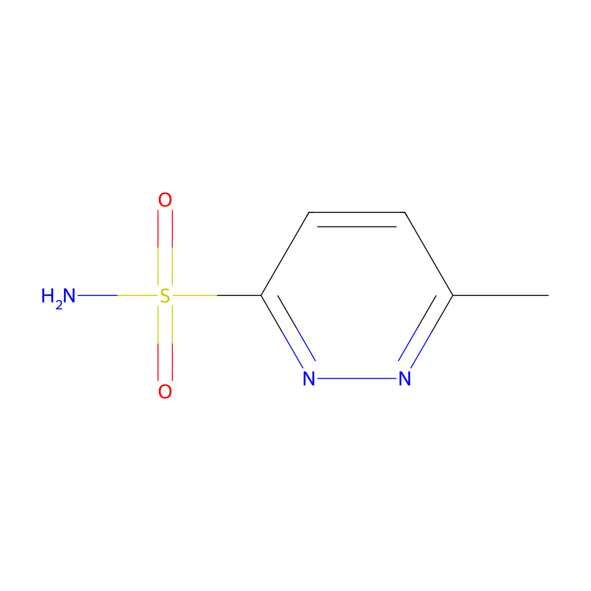 6-Methylpyridazine-3-sulfonamide molecular structure, CAS 1247738-40-4