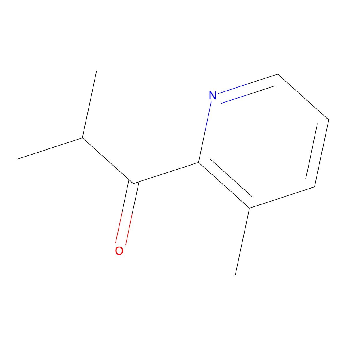2-Isobutanoyl-3-picoline molecular structure, CAS 1247742-50-2