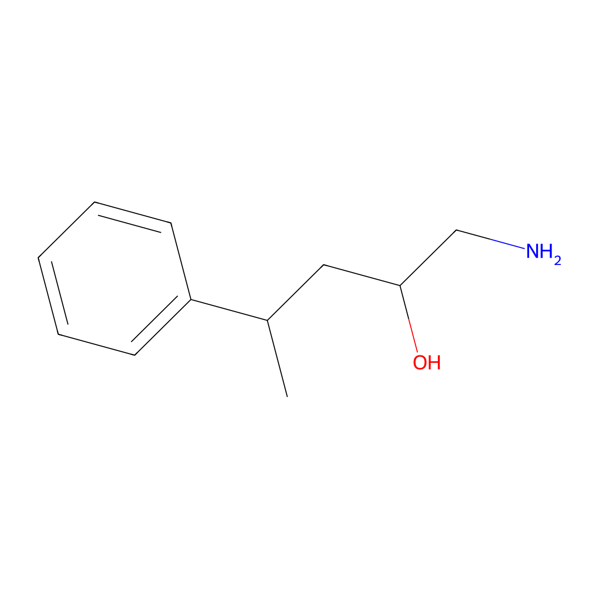 1-Amino-4-phenylpentan-2-ol molecular structure, CAS 1247746-44-6