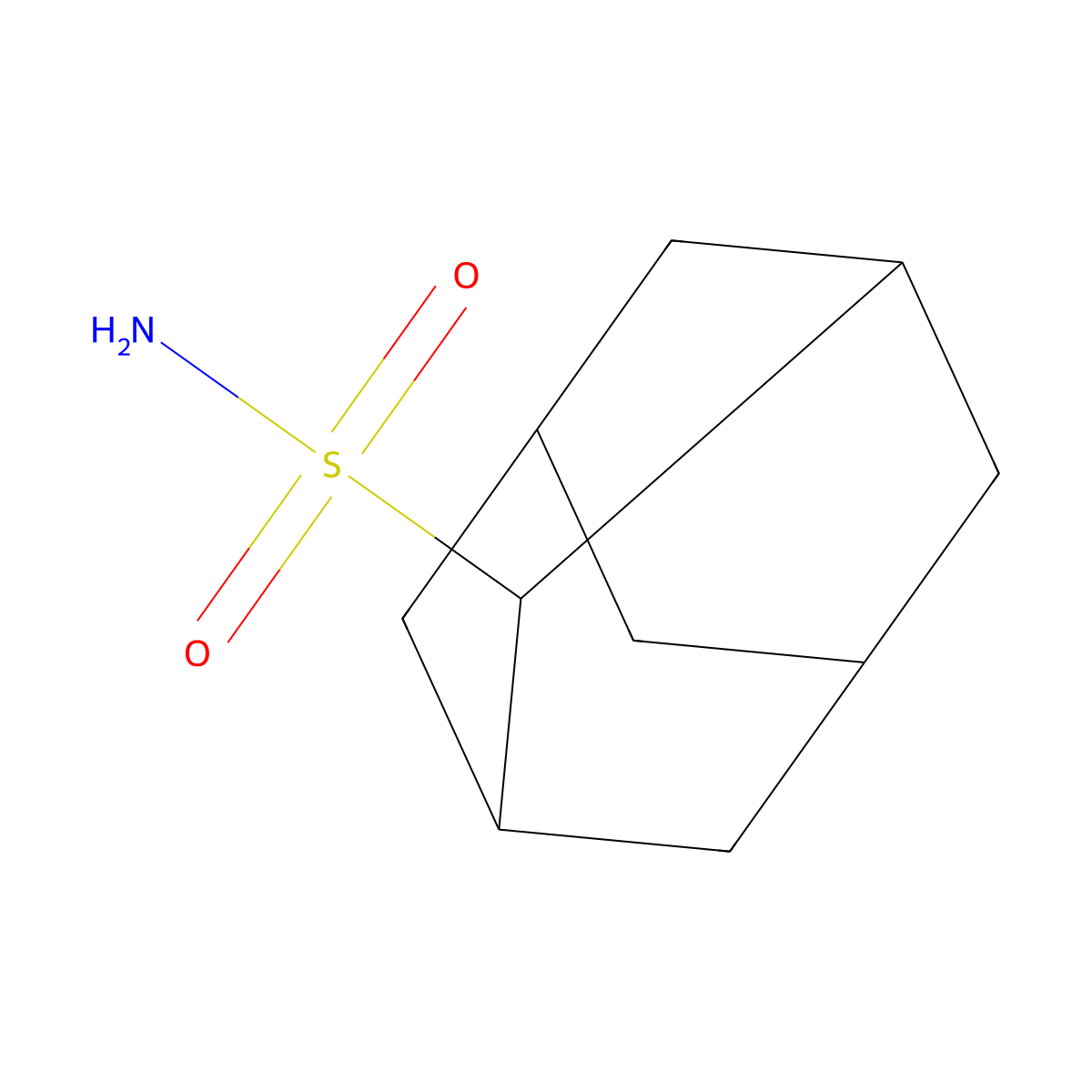 Adamantane-2-sulfonamide molecular structure, CAS 1247763-33-2