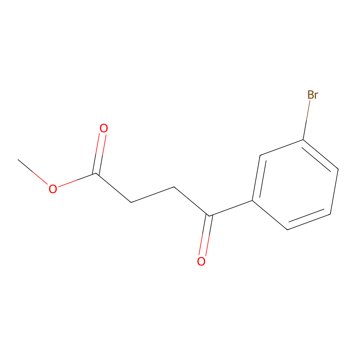 Methyl 3-bromo-|A-oxobenzenebutanoate molecular structure, CAS 1247767-89-0