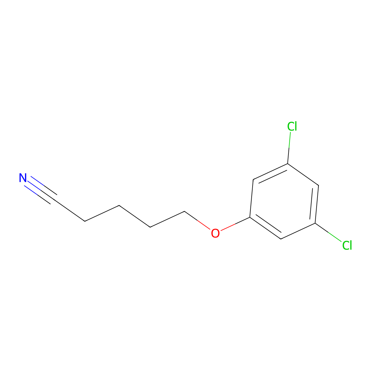 5-(3,5-Dichloro-phenoxy)pentanenitrile molecular structure, CAS 1247785-09-6