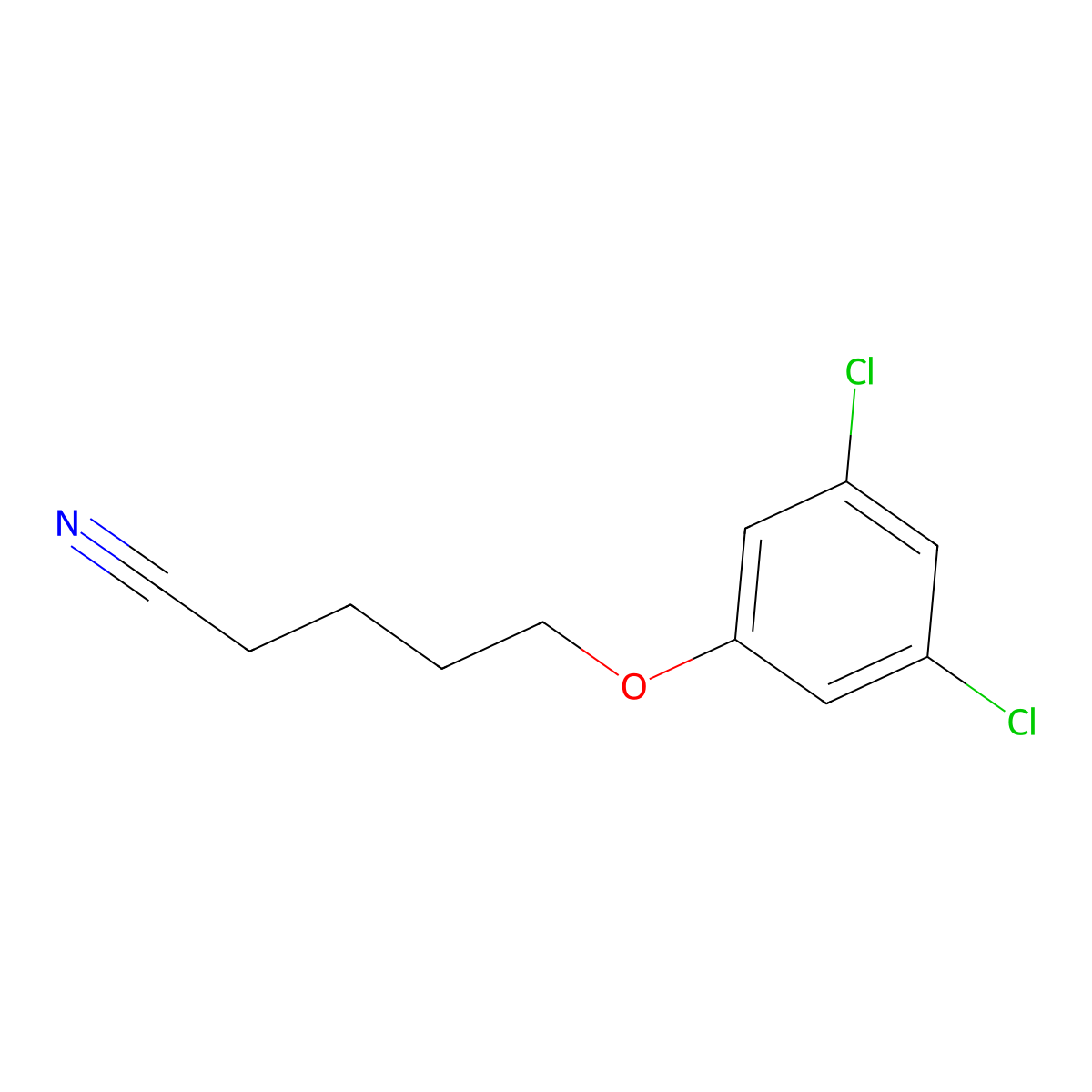 5-(3,5-Dichloro-phenoxy)pentanenitrile molecular structure, CAS 1247785-09-6