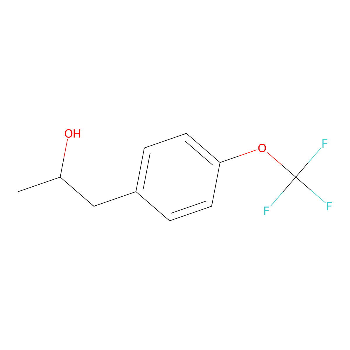 1-(4-(Trifluoromethoxy)phenyl)propan-2-ol molecular structure, CAS 1247787-79-6