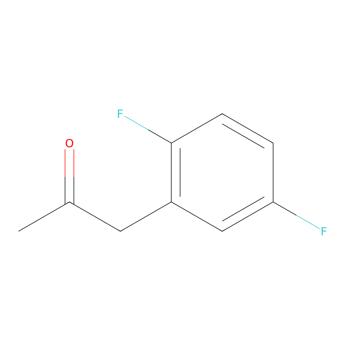 1-(2,5-Difluorophenyl)propan-2-one molecular structure, CAS 1247792-40-0