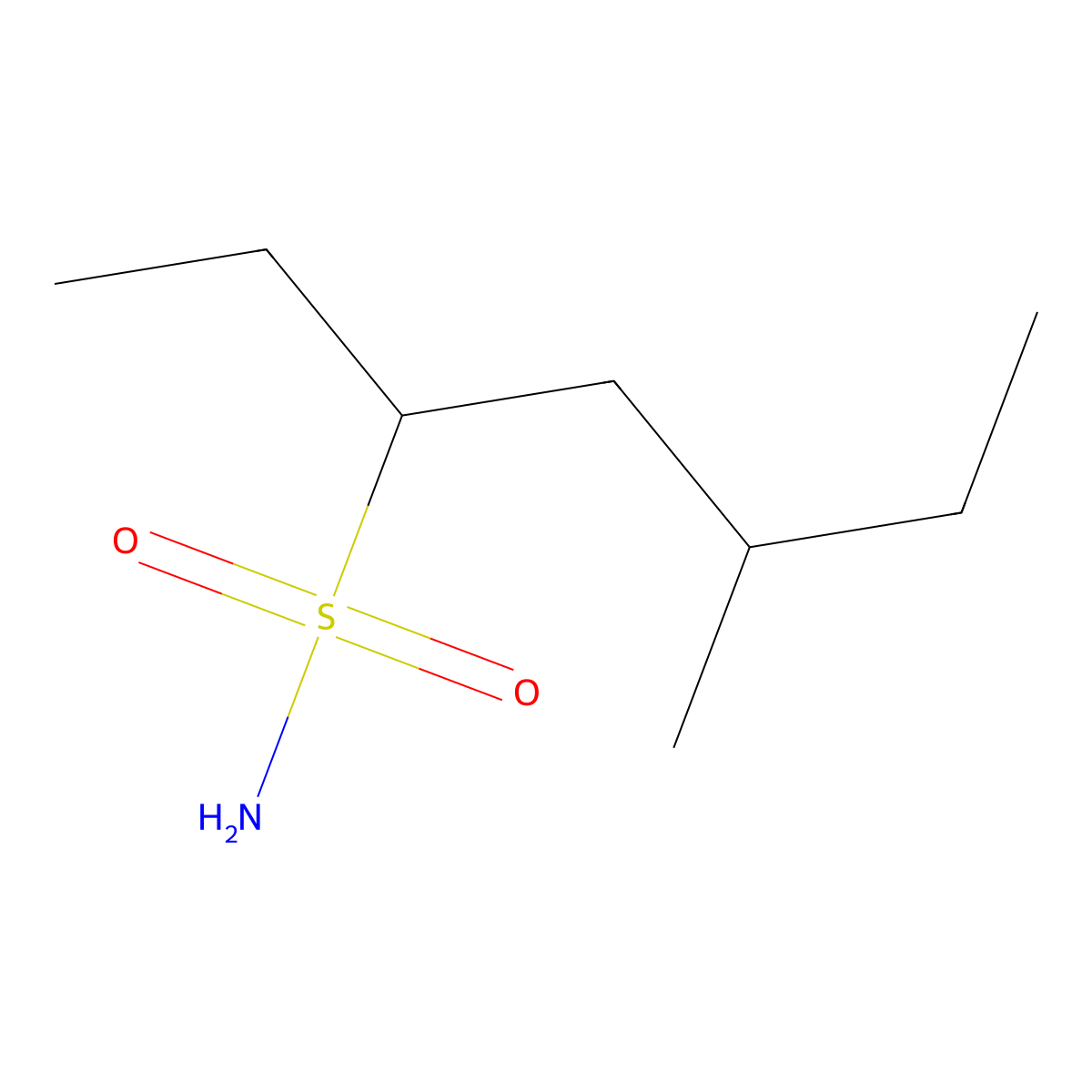 5-Methylheptane-3-sulfonamide molecular structure, CAS 1247814-48-7