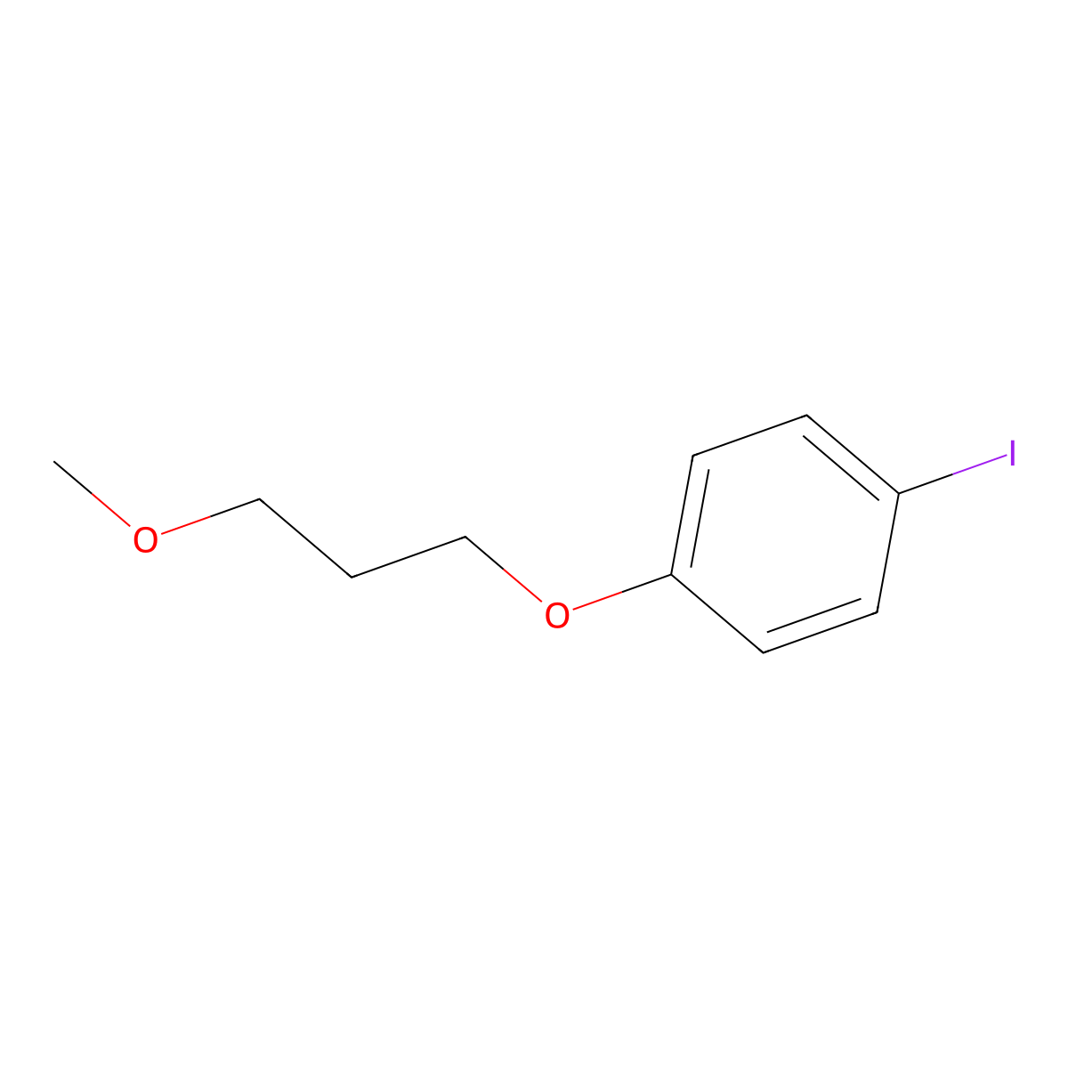 1-Iodo-4-(3-methoxypropoxy)benzene molecular structure, CAS 1247818-51-4