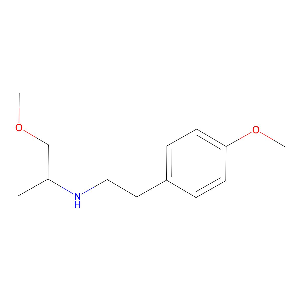 [2-(4-Methoxyphenyl)ethyl](1-methoxypropan-2-yl)amine molecular structure, CAS 1247835-77-3