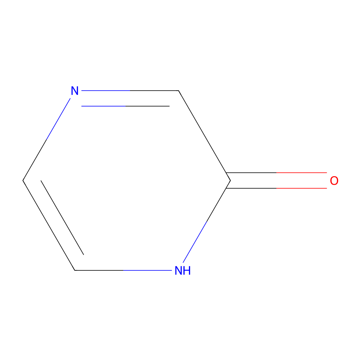 1,2-Dihydropyrazin-2-one molecular structure, CAS 124784-76-5