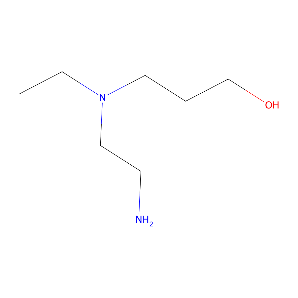 3-[(2-Aminoethyl)(ethyl)amino]propan-1-ol molecular structure, CAS 1247846-49-6