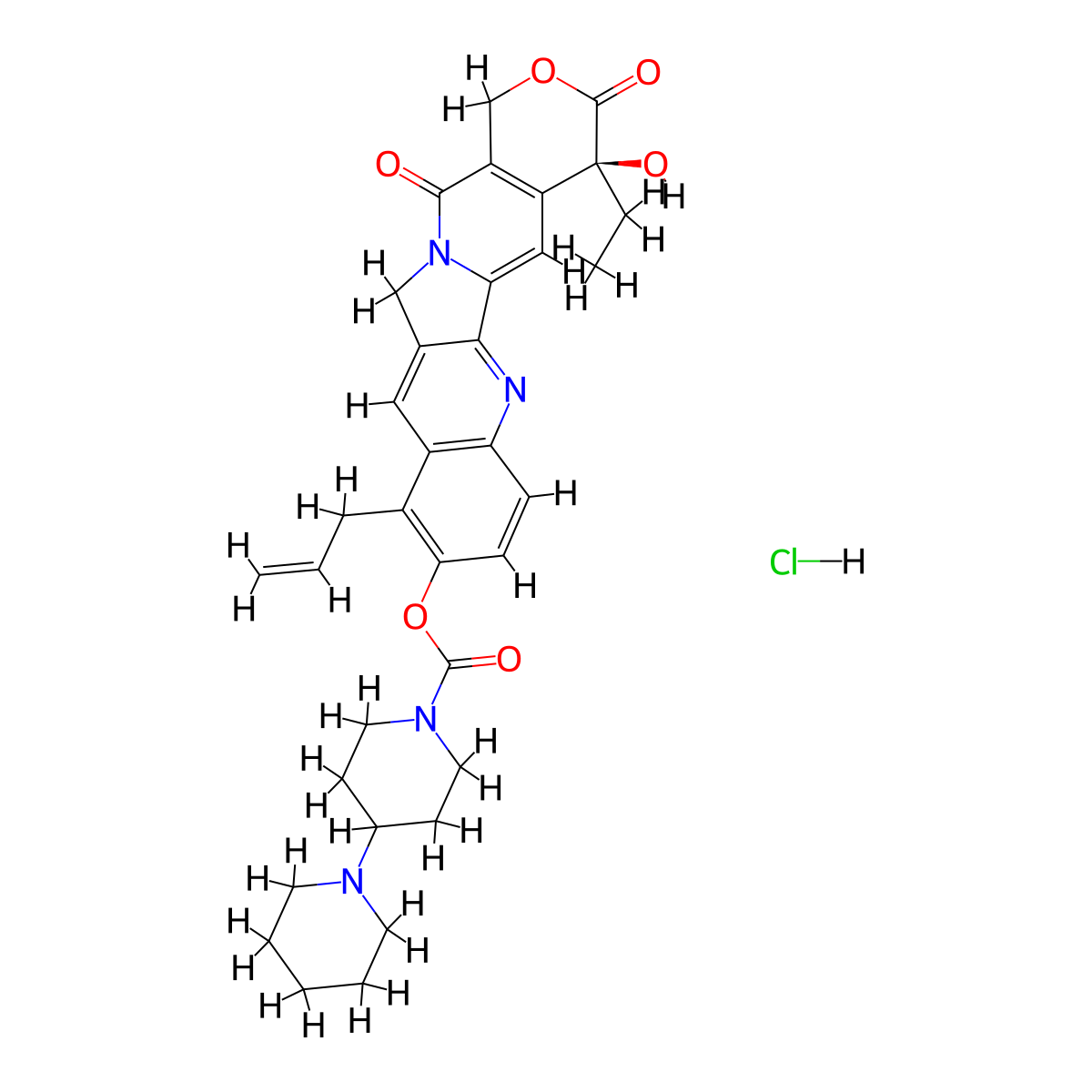 Simmitecan molecular structure, CAS 1247847-78-4