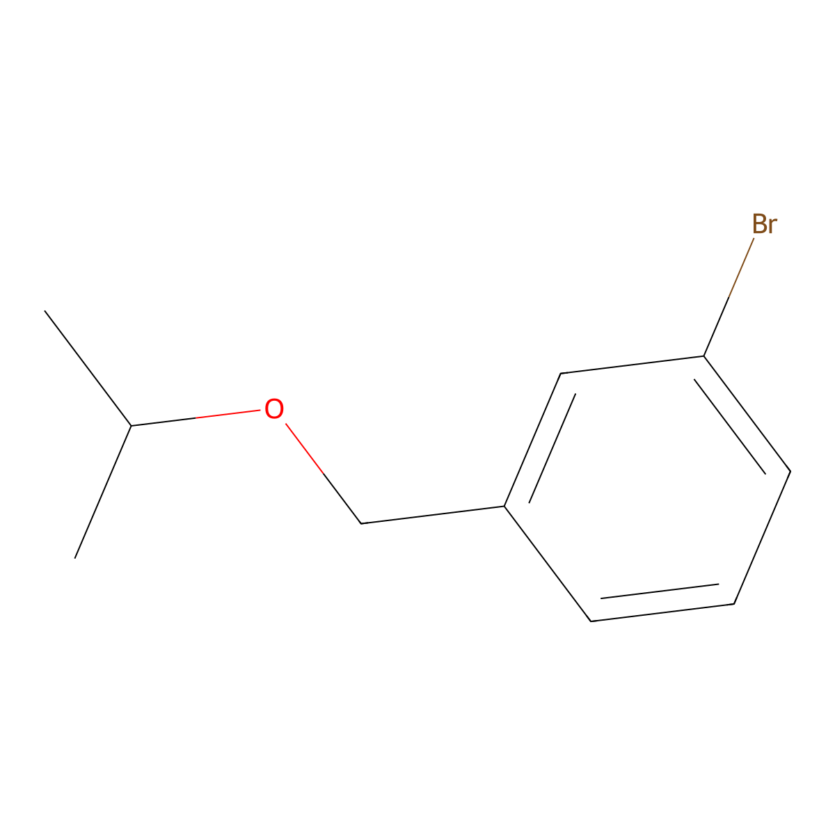 1-Bromo-3-((propan-2-yloxy)methyl)benzene molecular structure, CAS 1247851-10-0