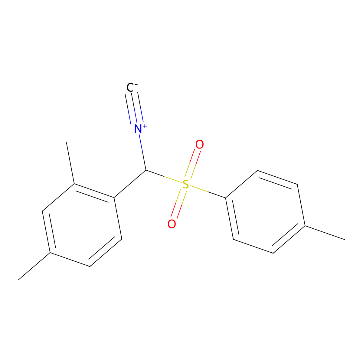 (2,4-Dimethylphenyl)(isocyano)methyl 4-methylphenyl sulfone molecular structure, CAS 1247878-30-3