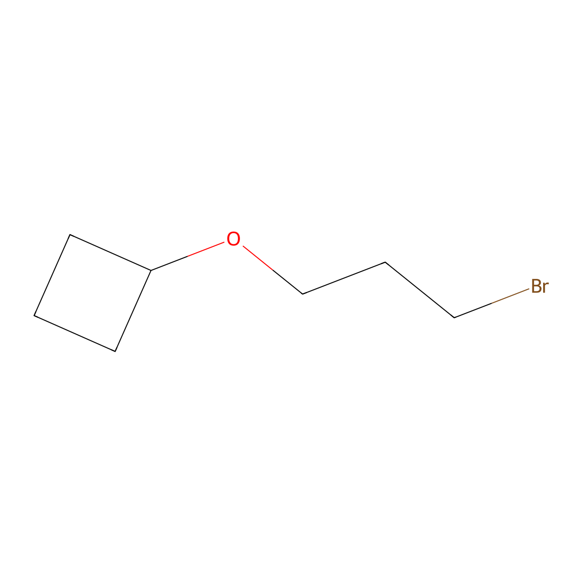 (3-Bromopropoxy)cyclobutane molecular structure, CAS 1247892-36-9
