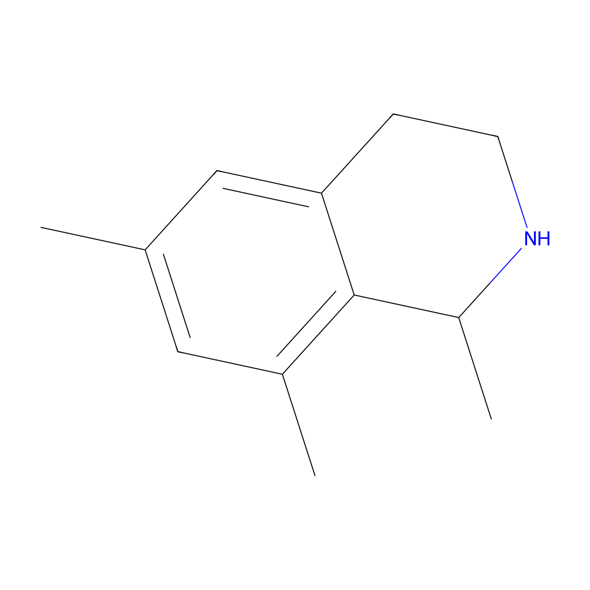 1,6,8-Trimethyl-1,2,3,4-tetrahydroisoquinoline molecular structure, CAS 1247906-62-2