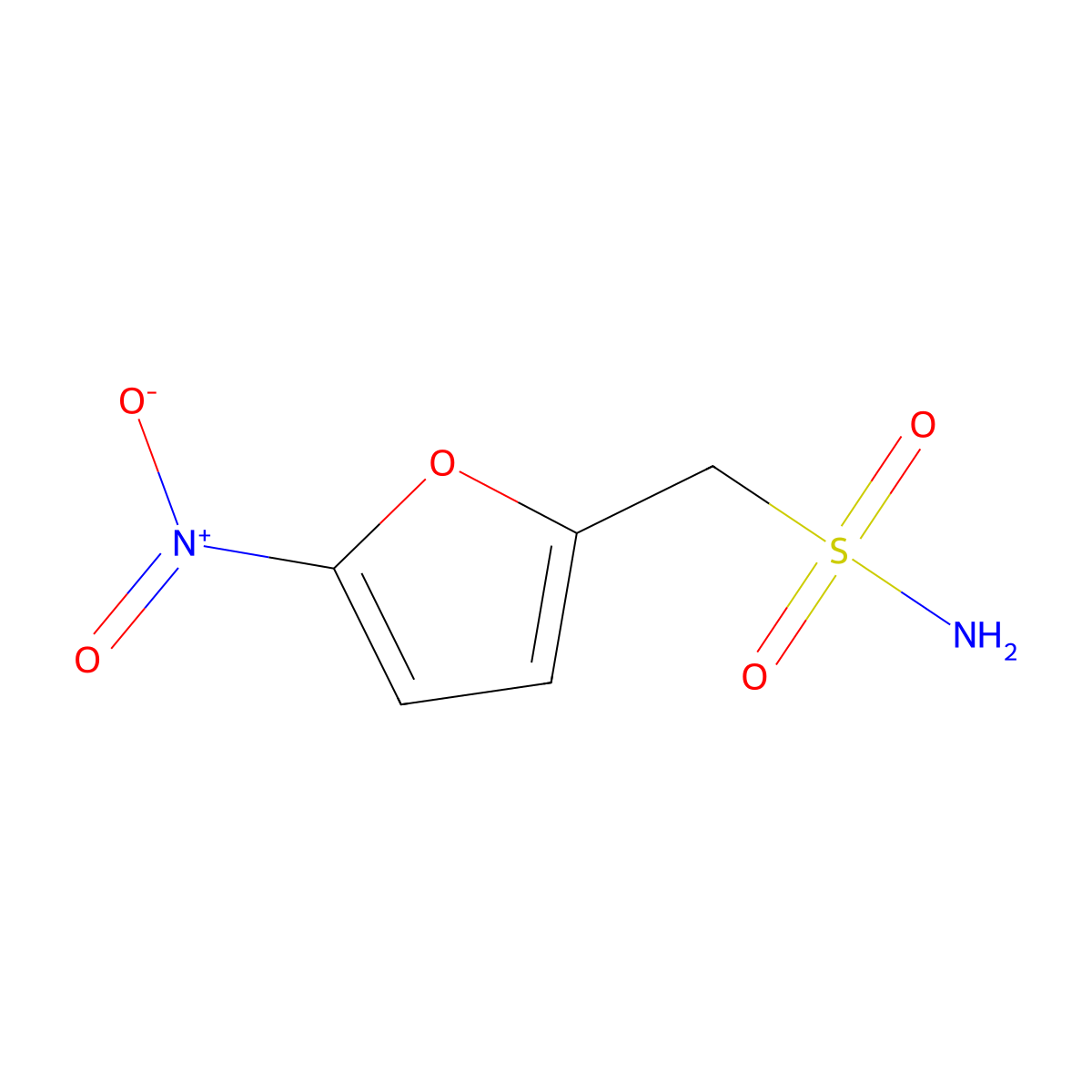(5-Nitrofuran-2-yl)methanesulfonamide molecular structure, CAS 1247923-74-5